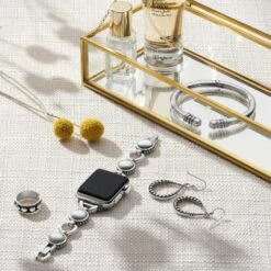 Pretty Tough Bold Watch Band -Fashion Accessories Store pretty tough bold watch band silver 2