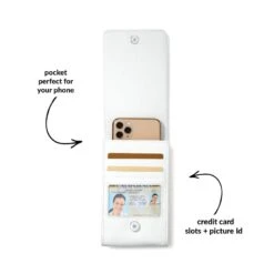 Pretty Tough Phone Organizer -Fashion Accessories Store pretty tough phone organizer white 1