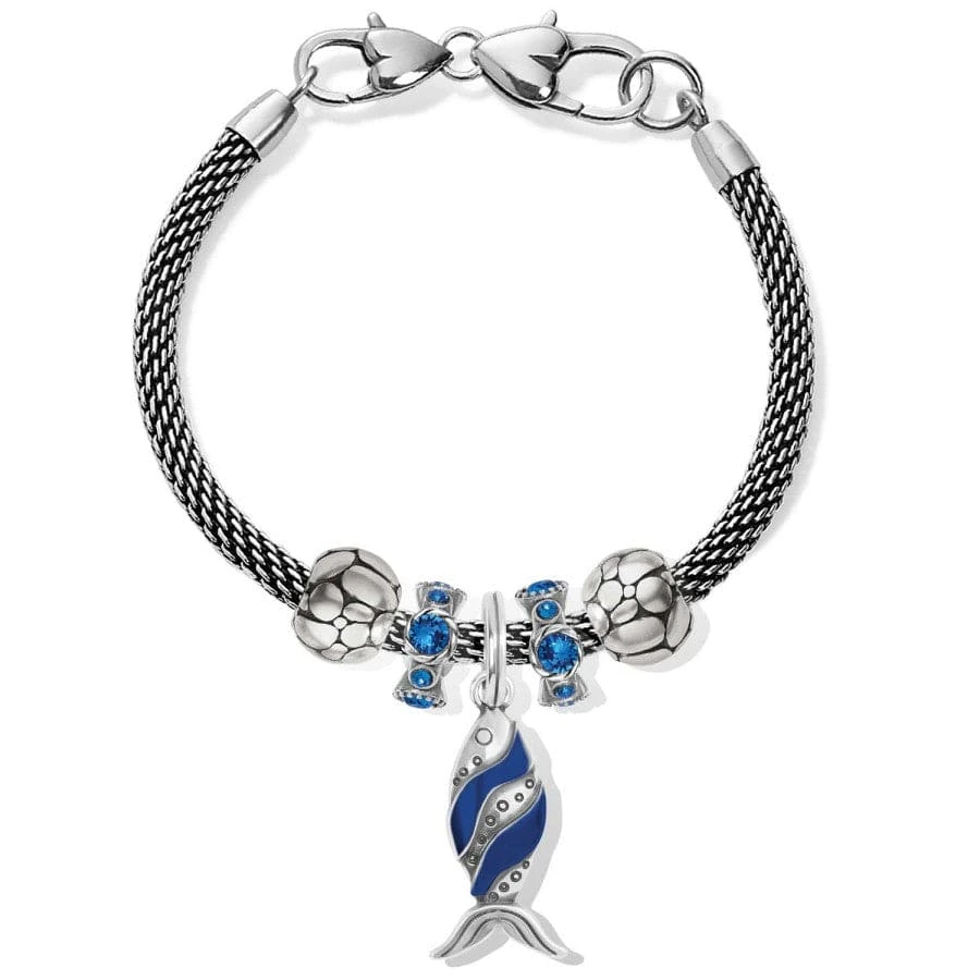 Retro Fish Charm Bracelet 3 Retro Fish Charm Bracelet