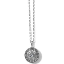 Romanza Round Locket Necklace