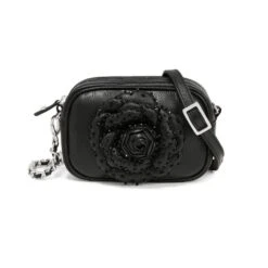 Rosie Beaded Camera Bag -Fashion Accessories Store rosie beaded camera bag black 0