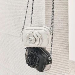 Rosie Beaded Camera Bag -Fashion Accessories Store rosie beaded camera bag optic white 3