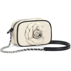 Rosie Mini Camera Bag -Fashion Accessories Store rosie mini camera bag white black 0