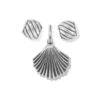 Silver Shell Charm Gift Set