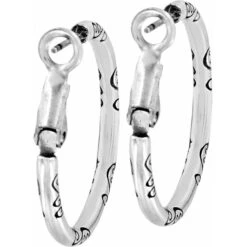 Small Hoop Charm Earrings -Fashion Accessories Store small hoop charm earrings silver 1 363ede87 93c1 4b2d 91c5 c6184c8ff2dd