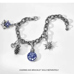 Snow Flurry Charm -Fashion Accessories Store snow flurry charm silver blue 2 08f70210 cb1e 45c2 9201 fb6d02e650be