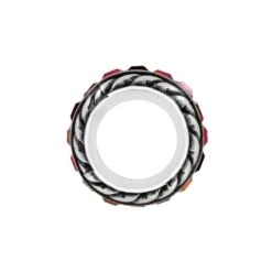 St Michel Bead -Fashion Accessories Store st michel bead silver red 1
