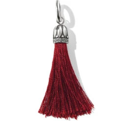 Tahlia Tassel Amulet -Fashion Accessories Store tahlia tassel amulet maroon 0