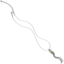 Tapestry Slim Fringe Short Necklace -Fashion Accessories Store tapestry slim fringe short necklace silver gold 2 b472bd29 eefc 4313 966f e8e1f514a4b8