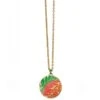 Terra Tropica Reversible Necklace -Fashion Accessories Store terra tropica reversible necklace gold multi 0
