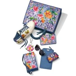 Trellis Blooms Phone Organizer -Fashion Accessories Store trellis blooms phone organizer multi 4