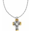 Venezia Petite Cross Necklace -Fashion Accessories Store venezia petite cross necklace silver gold 0 728f9947 bdaa 401f bc18 2f68d70f6ac2