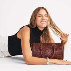 Vereda Satchel -Fashion Accessories Store vereda satchel garnet 3