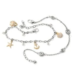 Vertigo Anklet -Fashion Accessories Store vertigo anklet silver 2