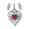 Vibrant Heart Charm Gift Set -Fashion Accessories Store vibrant heart charm gift set silver red 0 1077a0a3 e21d 4678 8d0d ed0c4ecd78d3