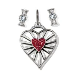 Vibrant Heart Charm Gift Set
