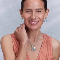 Voyage Starfish Necklace -Fashion Accessories Store voyage starfish necklace silver 4