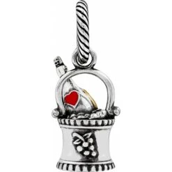 Wine O' Clock Charm -Fashion Accessories Store wine o clock charm silver gold 2 20086fc0 0700 4049 a764 a175a964045a